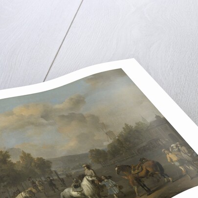 Riding School by Johannes Lingelbach