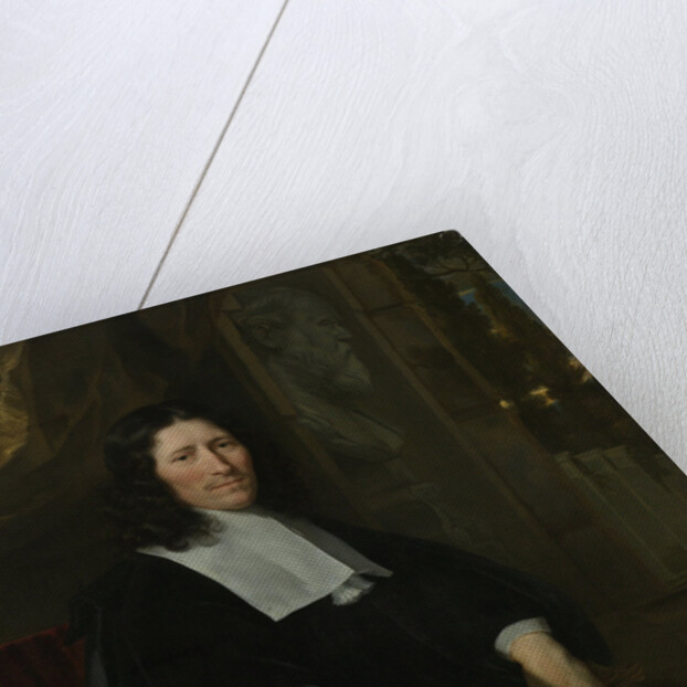Portrait of Pieter de la Court by Abraham van den Tempel