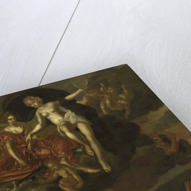 Diana and Virtus Punish Venus and Bacchus by T. van Malsen