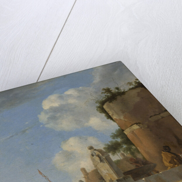 A Coastal Ruin in Italy by Jan Asselijn