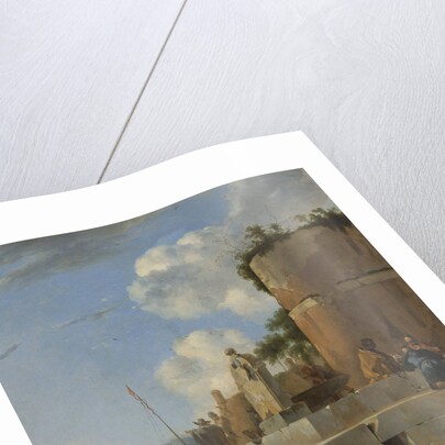 A Coastal Ruin in Italy by Jan Asselijn