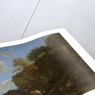 Italian Landscape by Nicolaes Pietersz. Berchem