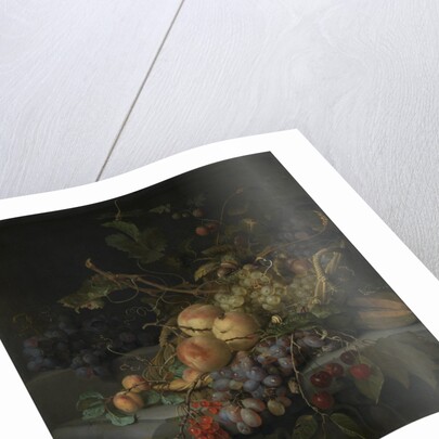 Still Life with Fruit by Jacob van Walscapelle