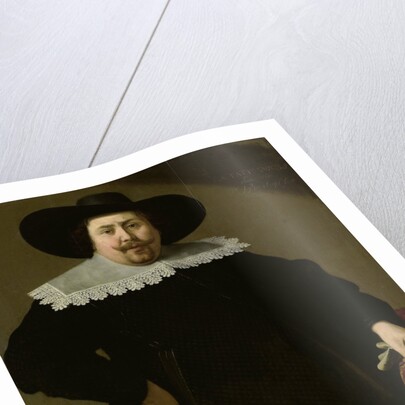 Portrait of the Amsterdam Brewer Philips Denijs by Huygh Pietersz Voskuyl