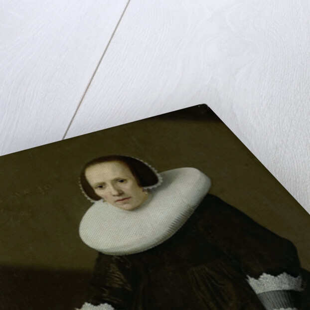 Portrait of Geertruyd Reael, Wife of Philips Denijs by Huygh Pietersz Voskuyl
