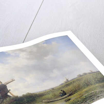 The Gein River, near Abcoude, The Netherlands by Willem Roelofs I