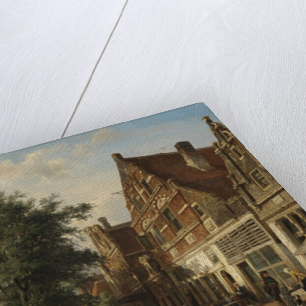 The Zuiderhavendijk, Enkhuizen, The Netherlands by Cornelis Springer