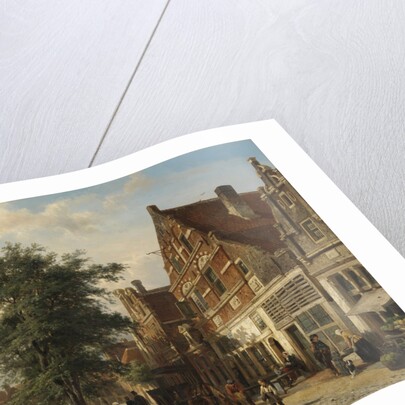 The Zuiderhavendijk, Enkhuizen, The Netherlands by Cornelis Springer