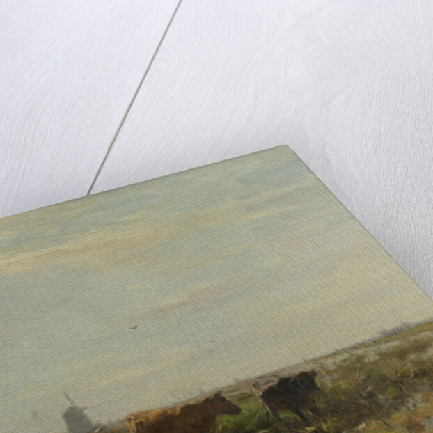 Meadow with Cows by the Water by Willem Maris