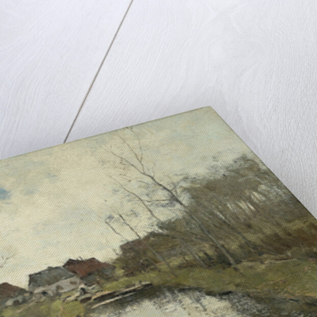 Cottage on a ditch by Anton Mauve