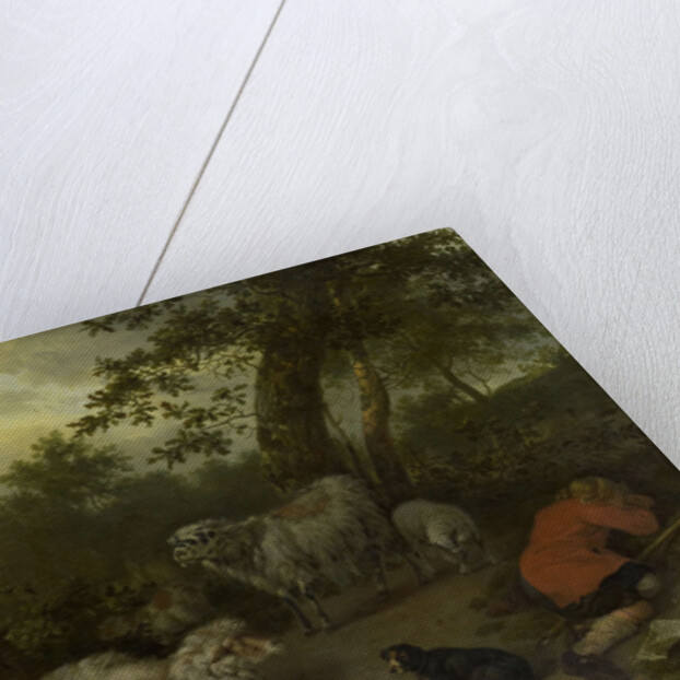 The Sleeping Shepherd by Jan van der Meer II