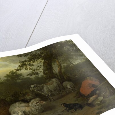 The Sleeping Shepherd by Jan van der Meer II