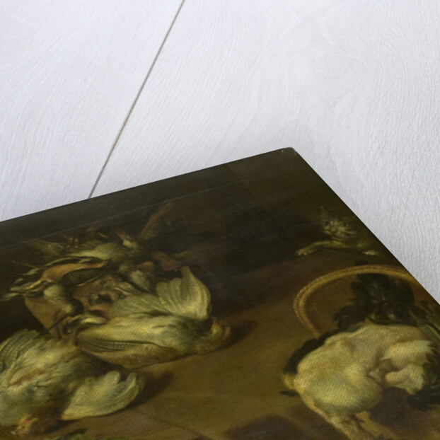 Still Life with Birds and Fish by Alexander Adriaensen