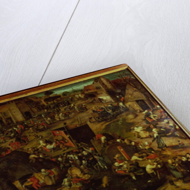 A Performance of the Farce Playerwater at a Flemish Festival (Village Kermesse) Belgium by Pieter Balten