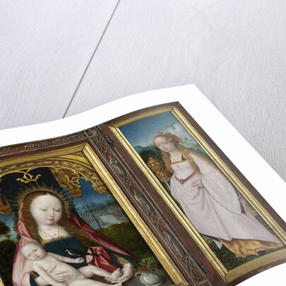 Triptych with Virgin and Child, Saint John the Evangelist (left wing) and Mary Magdalene (right wing) by Jan Provoost