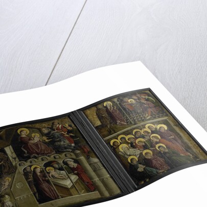 Triptych with Scenes from the Life of the Virgin by Anonymous