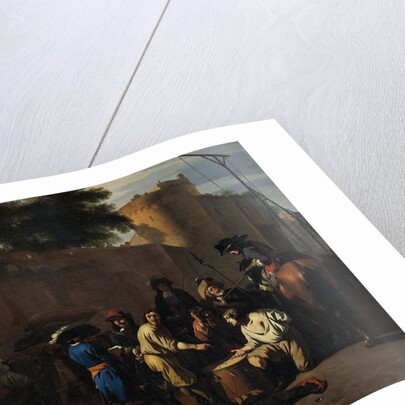 Dice Game at the Gallows by Jan van Huchtenburg