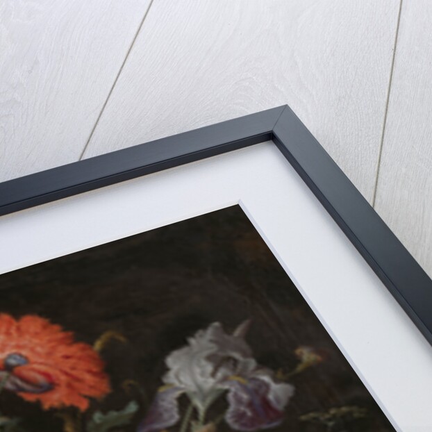 Still Life with Flowers and a Watch by Abraham Mignon