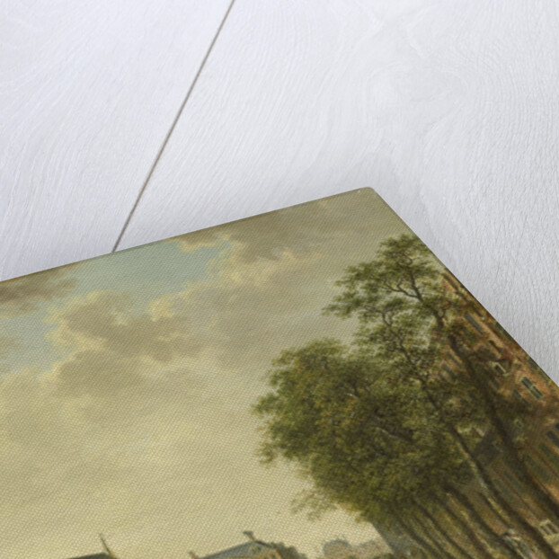 View of the Houtmarkt in Amsterdam, The Netherlands by Hendrik Keun