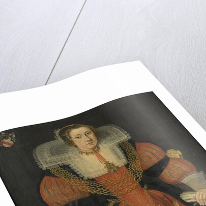 Portrait of Sophia de Vervou (Saepke or Sophia de Vervou) by L.J. Woutersin