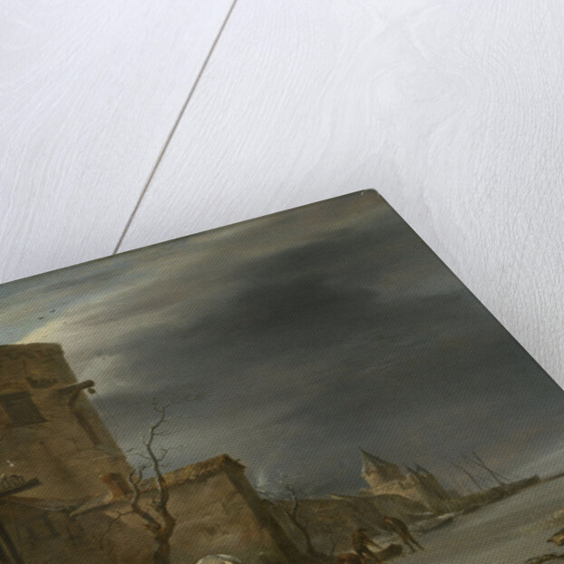 Ramparts of Haarlem in Winter, The Netherlands by Nicolaes Pietersz. Berchem