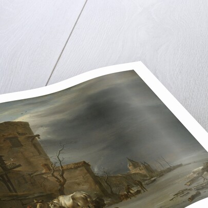 Ramparts of Haarlem in Winter, The Netherlands by Nicolaes Pietersz. Berchem