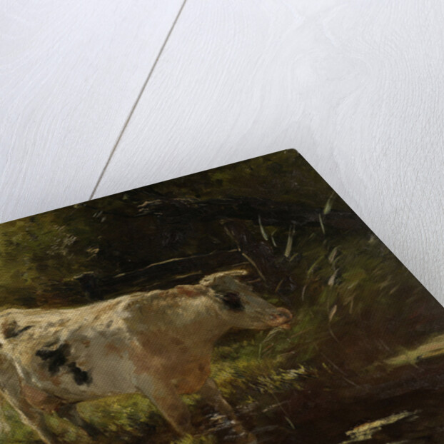 Cow beside a Ditch by Willem Maris