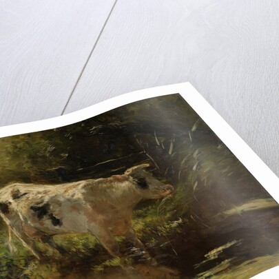 Cow beside a Ditch by Willem Maris