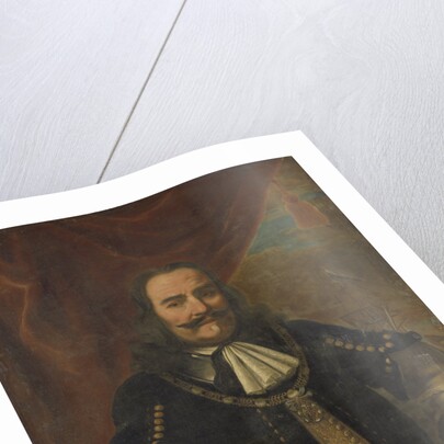 Portrait of Lieutenant-Admiral Michiel Adriaanszoon de Ruyter by Ferdinand Bol