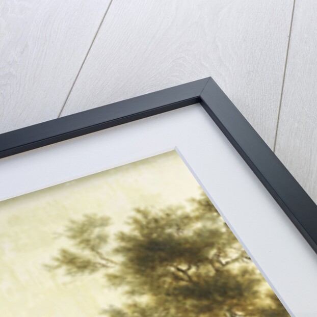 Italian landscape with hunters by Frederik de Moucheron