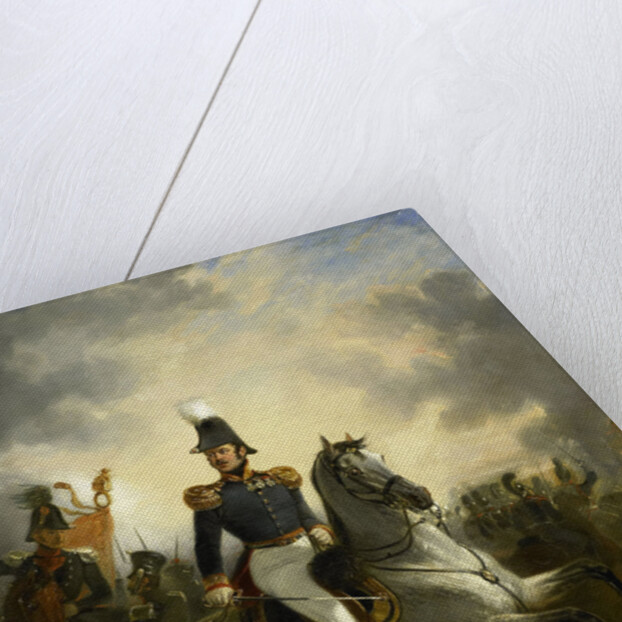 Lieutenant-General Frederik Knotzer in the Battle of Houthalen, during the 10 Days' Campaign, 1831 by Nicolaas Pieneman