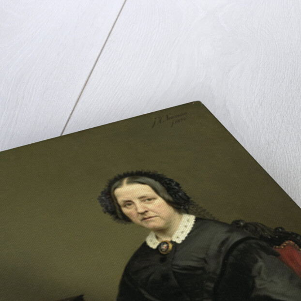 Wilhelmina Margaretha van den Bosch. Wife of Gerard Johan Verloren van Themaat by Johan Heinrich Neuman