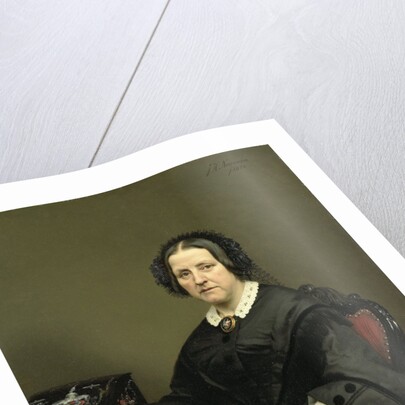 Wilhelmina Margaretha van den Bosch. Wife of Gerard Johan Verloren van Themaat by Johan Heinrich Neuman