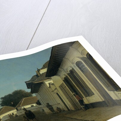 A street in the old part of Batavia Jakarta Indonesia by Jan Weissenbruch