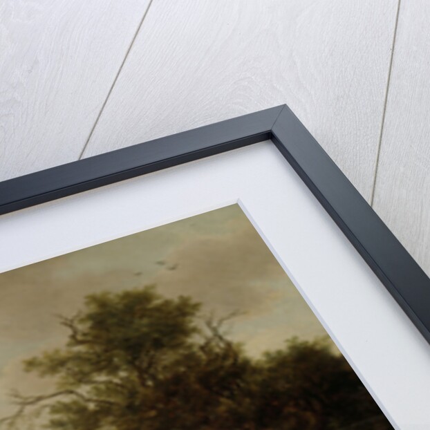 Hilly Landscape with Peasant Cottage by Cornelis van Zwieten