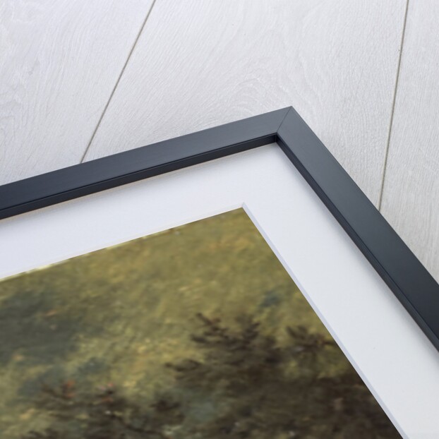 Village by night by Jules Dupré