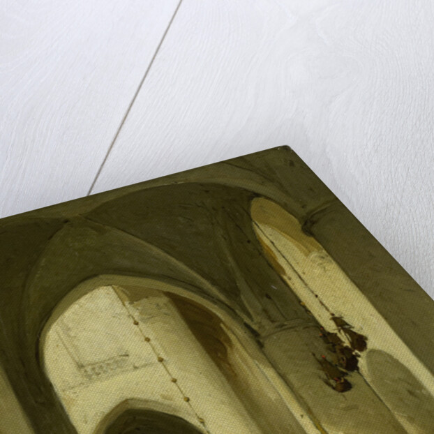 Interior of the Great or St. Bavo Church in Haarlem, The Netherlands by Johannes Bosboom