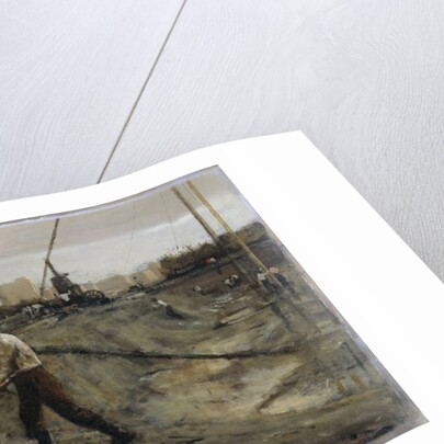 Building site in Amsterdam, The Netherlands by George Hendrik Breitner