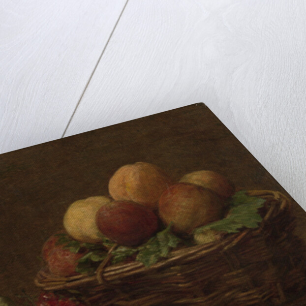 Still life with fruit by Henri Fantin-Latour