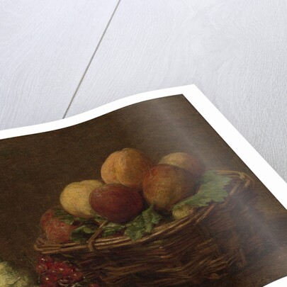 Still life with fruit by Henri Fantin-Latour