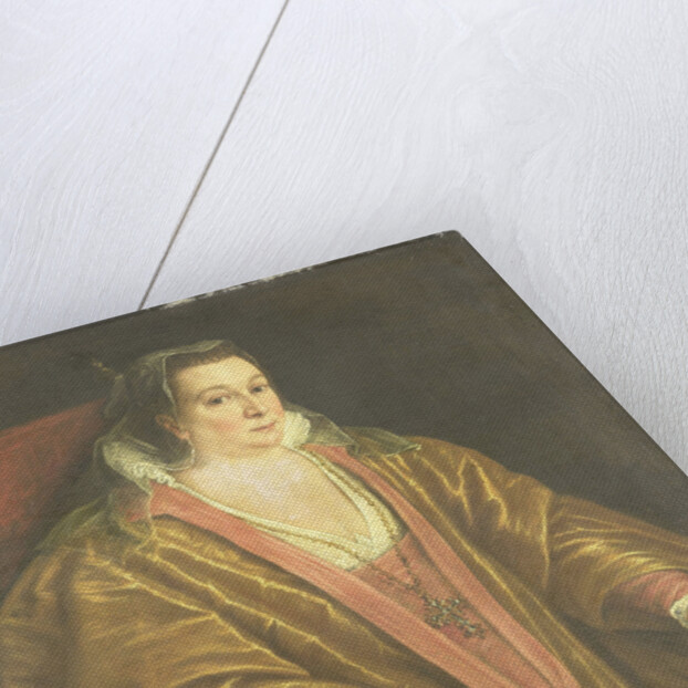 Portrait of a Woman, probably Morosina Morosini, Wife of Marino Grimani, Doge of Venice Italy by Workshop of Leandro Bassano