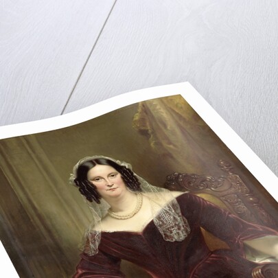 Portrait of Dieuwke Fontein, second Wife of Adriaan van der Hoop by Jan Adam Kruseman