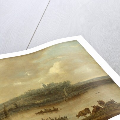 View of the Rhine and the Elterberg by Anonymous