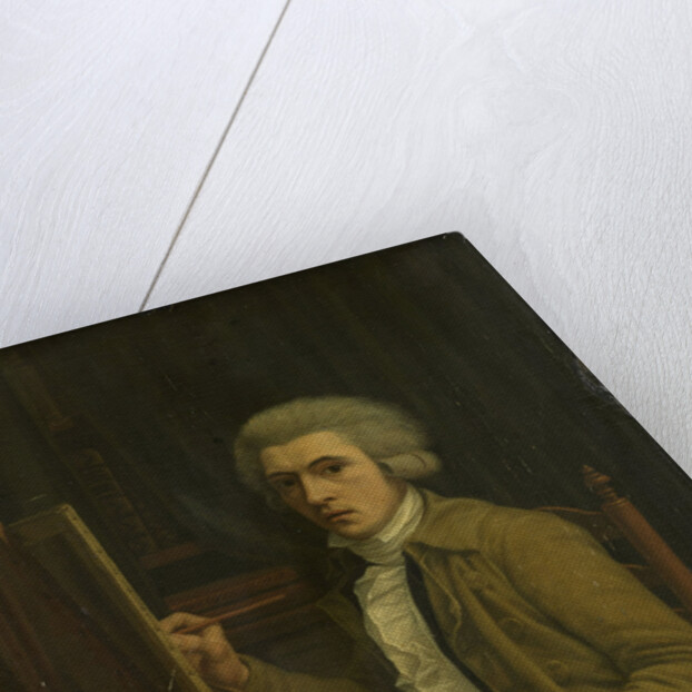 Portrait of a Painter, probably the Artist himself by Willem Uppink