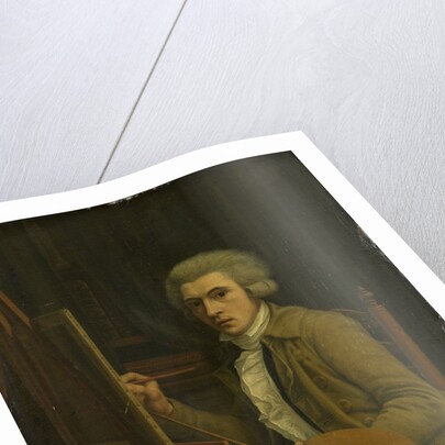 Portrait of a Painter, probably the Artist himself by Willem Uppink