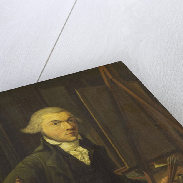 Portrait of a Painter, probably Harmanus Uppink by Willem Uppink