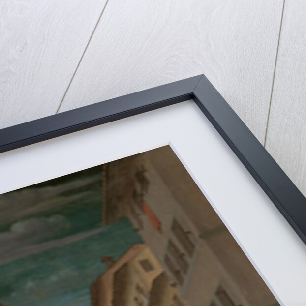 Florentine Street Scene with Twelve Figures (Sheltering the Traveler, one of the Seven Works of Mercy) Italy by Anonymous