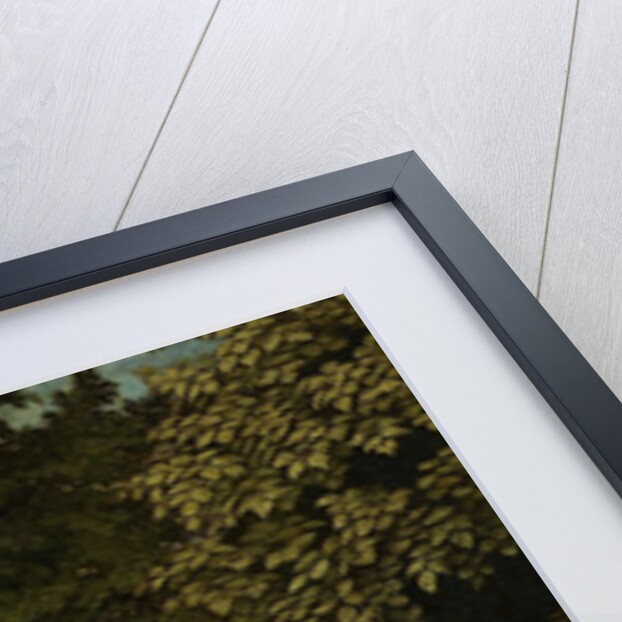 View in a Forest, outer left wing of a triptych by Gerard David