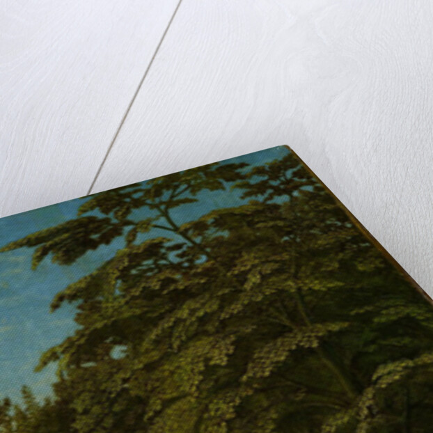 View in a Forest, outer right wing of a triptych by Gerard David