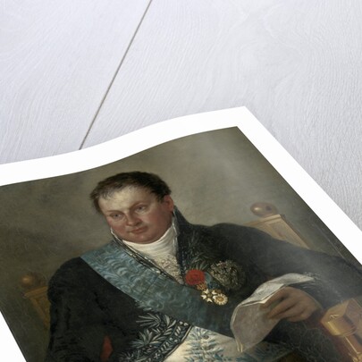 Portrait of Isaac Jan Alexander Gogel by Mattheus Ignatius van Bree